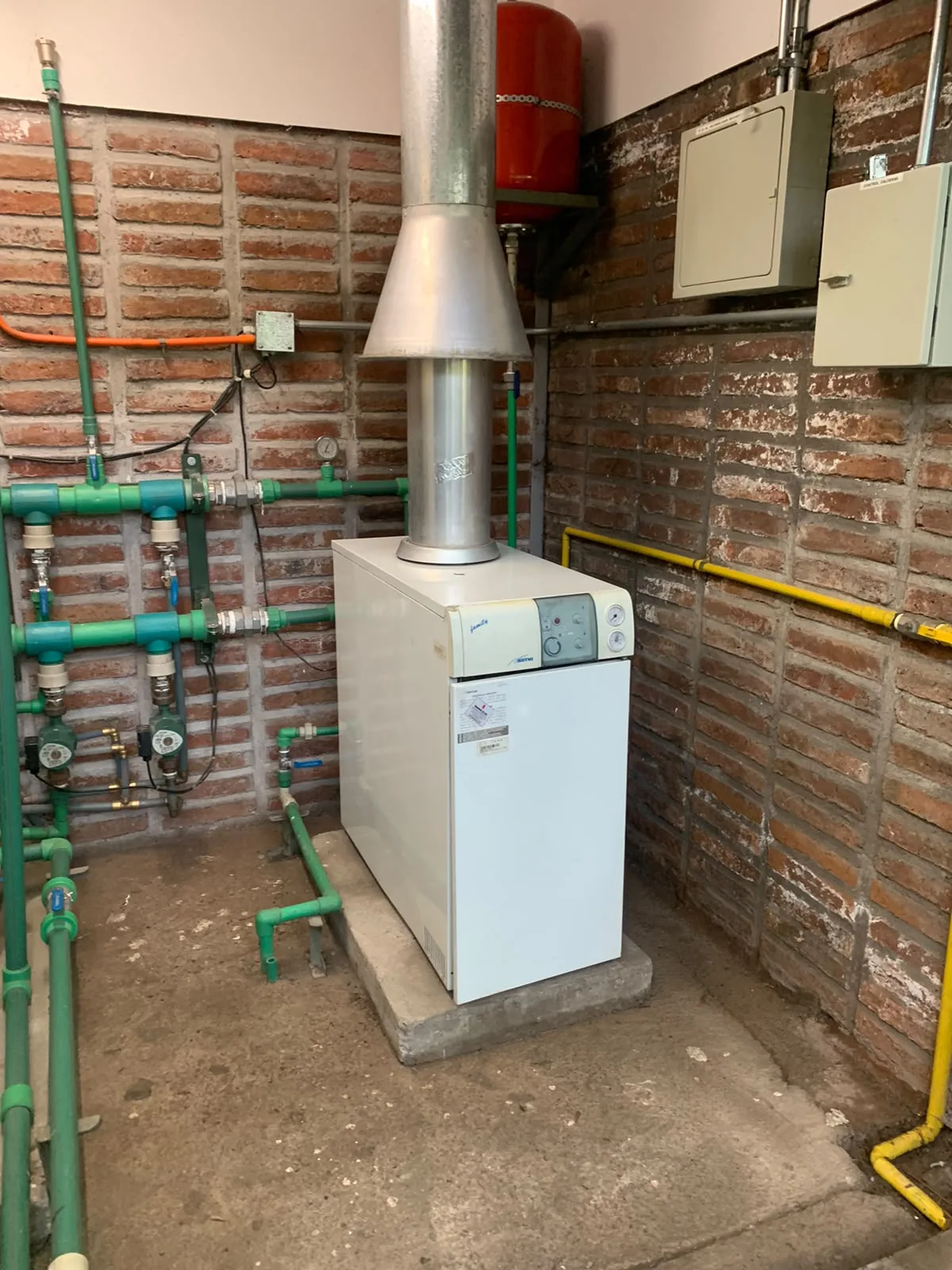 Reparación de matriz de calefacción